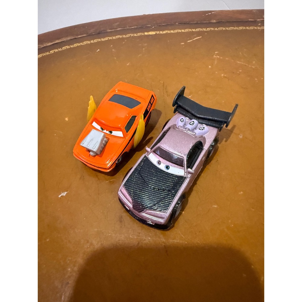 Mattel Disney Pixar Cars Snot Rod & DJ Kids 1:55 Orange Purple Excellent Tuners